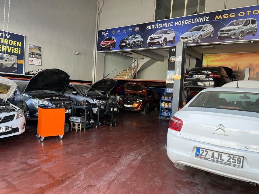 Bakım Alanı — PSA MSG Auto servisi